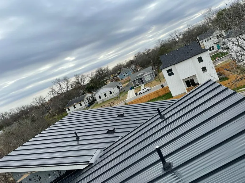 Standing seam metal roof panels with vents for Skylight Repair in Braintree Town